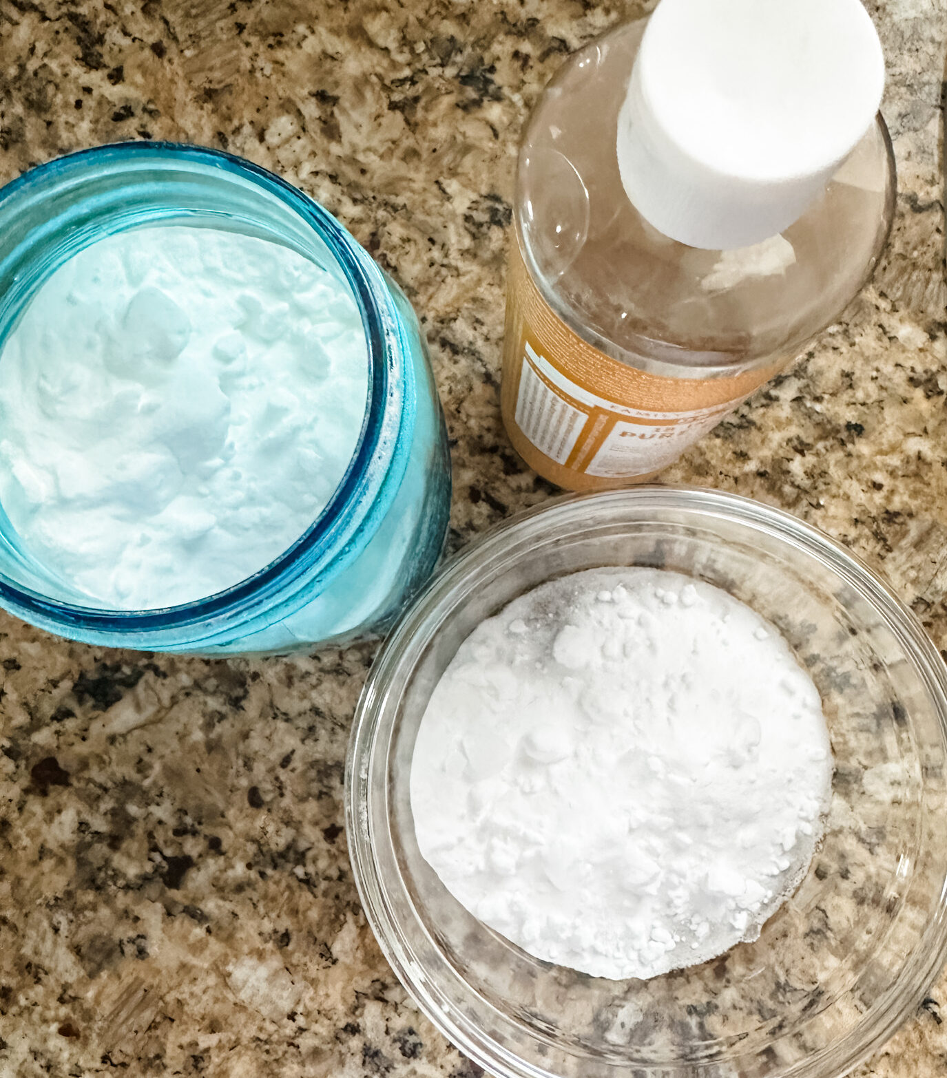 DIY Soft Scrub - ingredients - Clean Mama