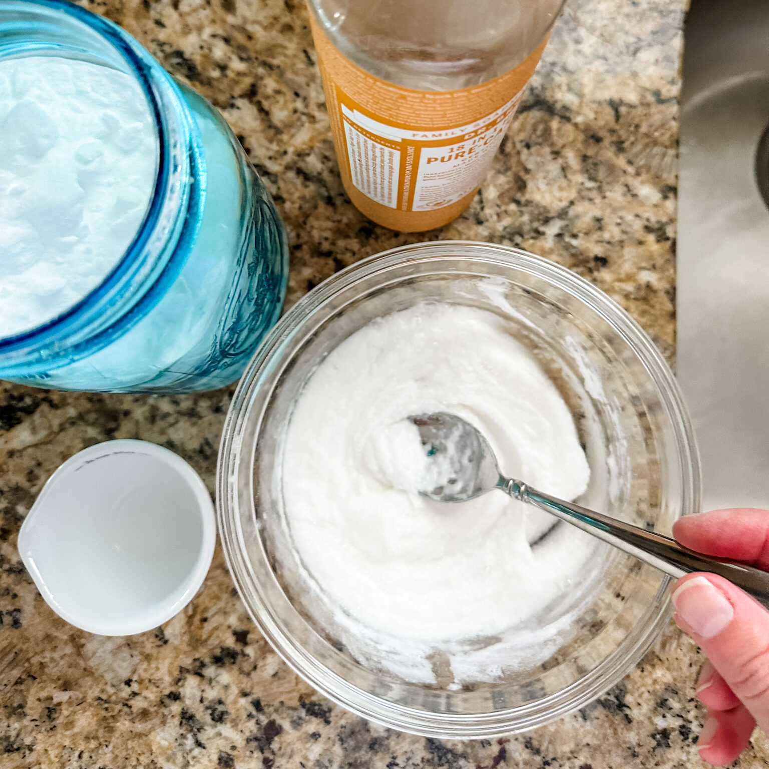 DIY Soft Scrub - mix - Clean Mama